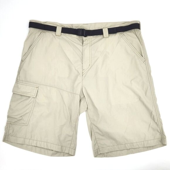 Columbia Omni-Shade Lightweight Cargo Shorts Men's 40 Waist Light Khaki - Picture 1 of 10